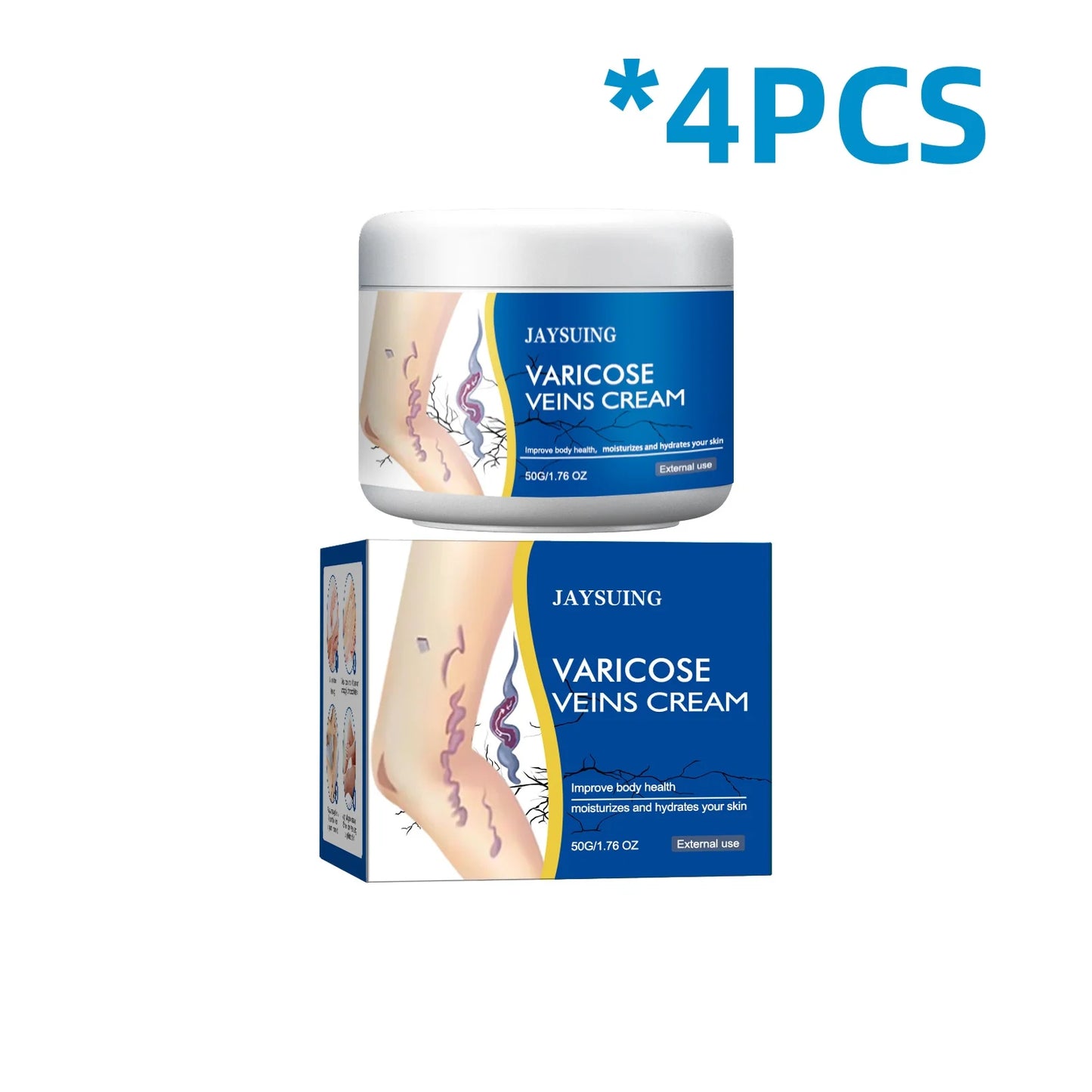 Jaysuing Veins Treatment Cream For Vasculitis And Phlebitis Relief