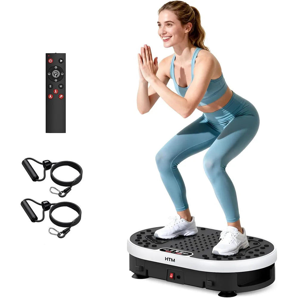 HTM Vibration Plate Exercise Machine With 120 Speeds 9 Presets