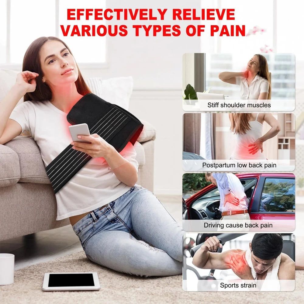 Red Light Therapy Pad Infrared LED Mat Body Pain Relief