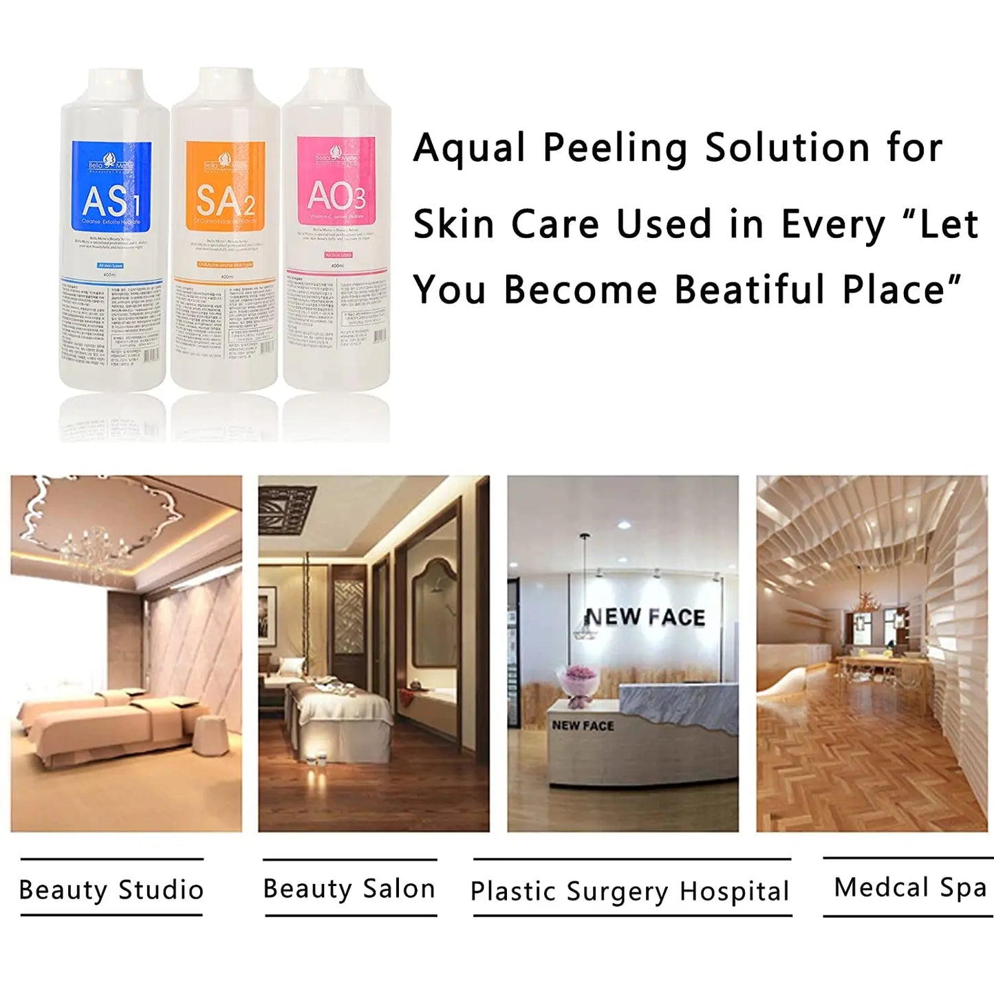 YMEYFAN Hydra Facial Liquid Solution For Beauty Machine Skin Care