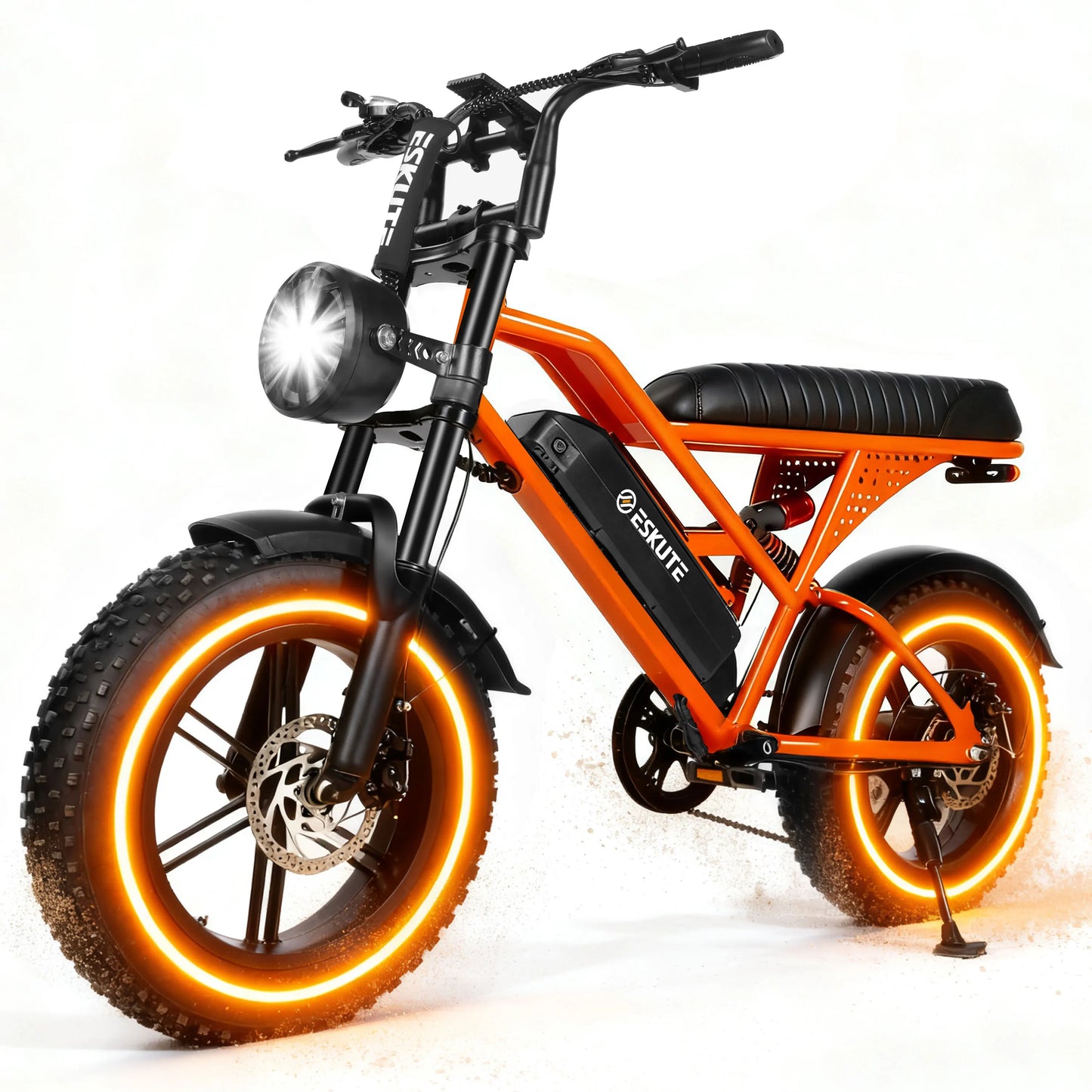 Eskute V100 Electric Bike 1500W Peak 28 MPH Dual Suspension