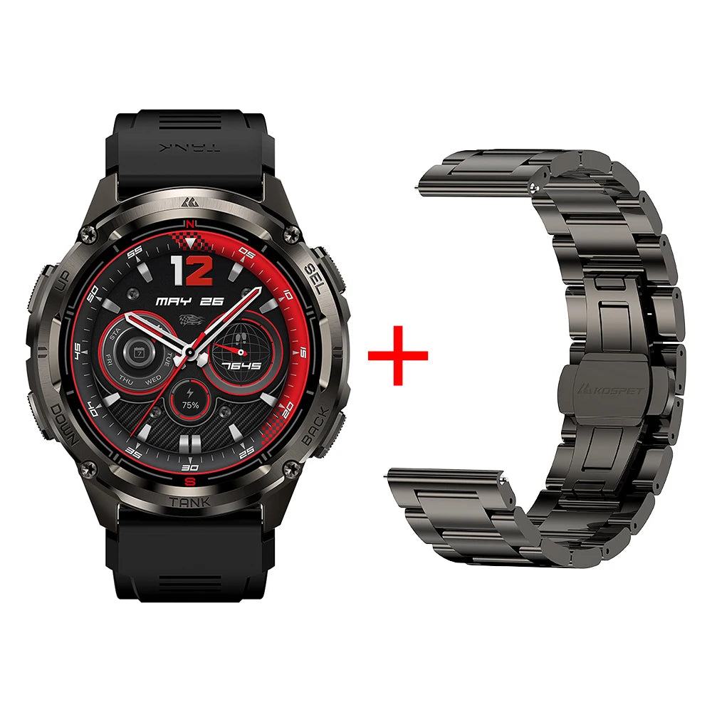 KOSPET Tank T3 Ultra 2 GPS Smartwatch With Barometer Altimeter