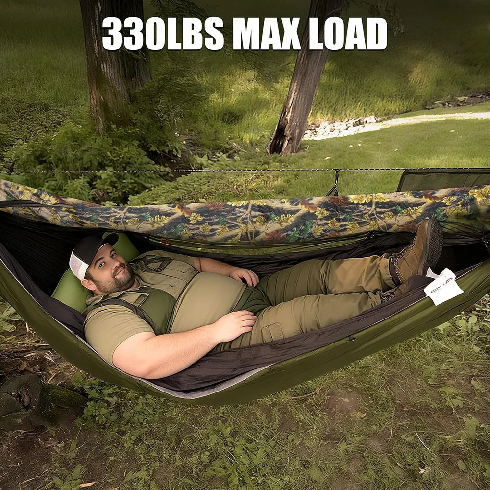 Night Cat All-In-One Camping Hammock Tent With Waterproof Bug Net