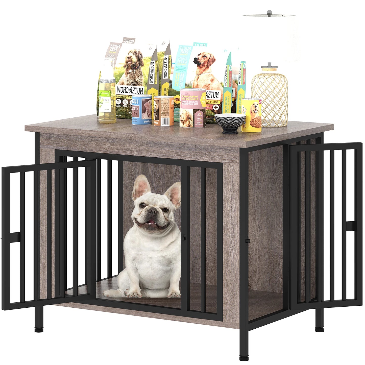 Heavy Duty Dog Crate Furniture Multi Functional Kennel Table
