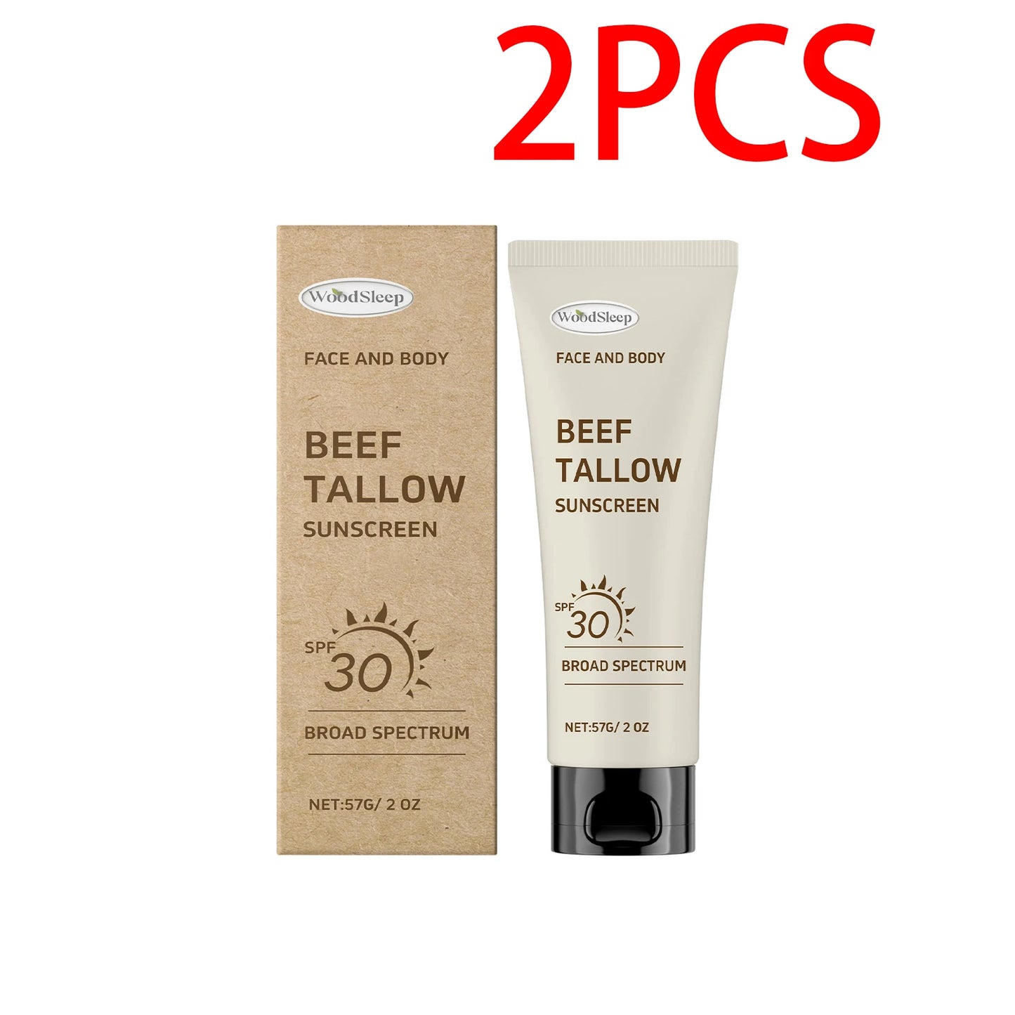 WOODSLEEP Tallow SPF30 Sunscreen Broad Spectrum UV Protection