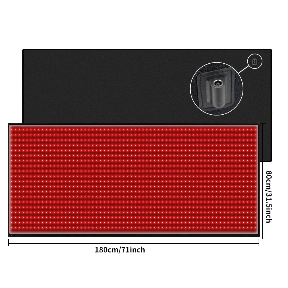 Full Body Infrared LED Light Therapy Mat Pain Relief