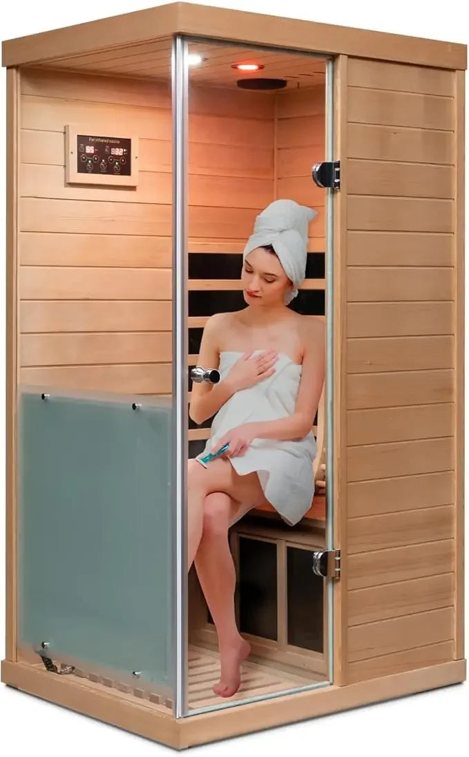 One Person Far Infrared Indoor Sauna With Bluetooth Speakers