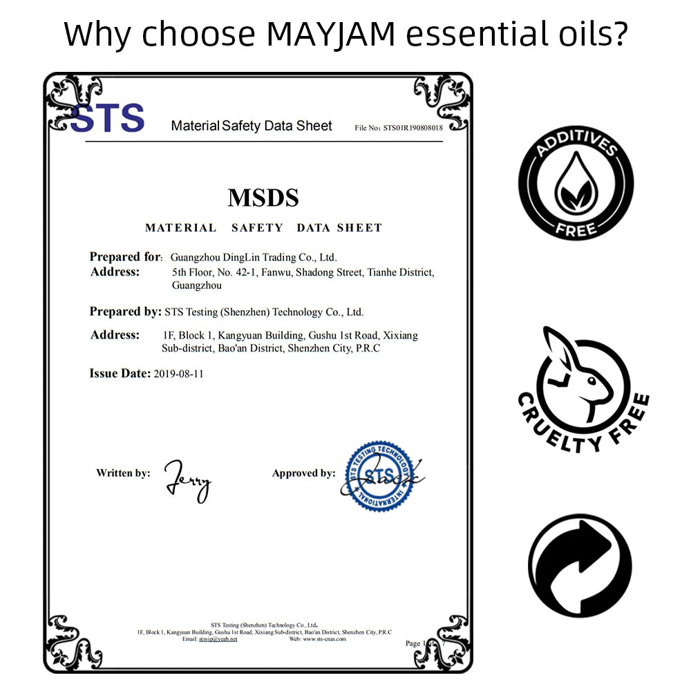 MAYJAM 35Piece Essential Oils Set For Diffusers And Humidifiers