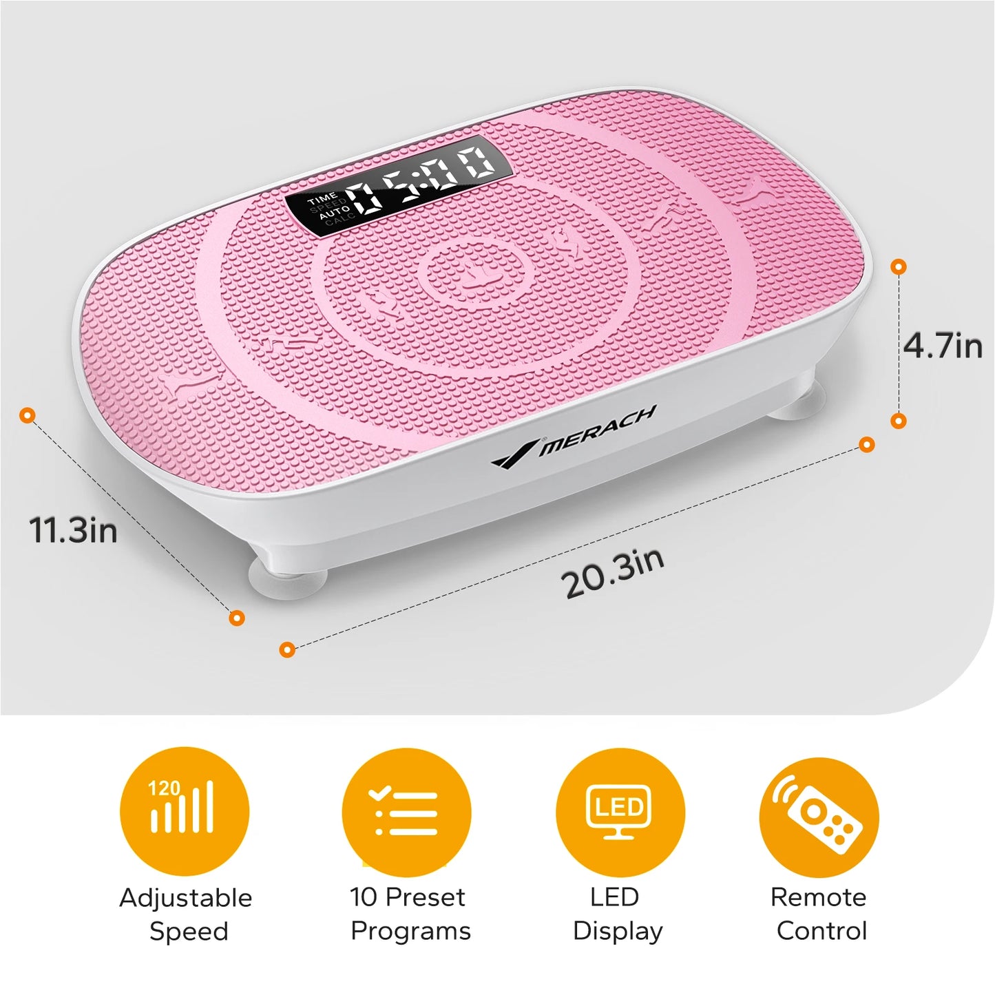 MERACH Vibration Plate CV30 Exercise Machine Full Body Workout
