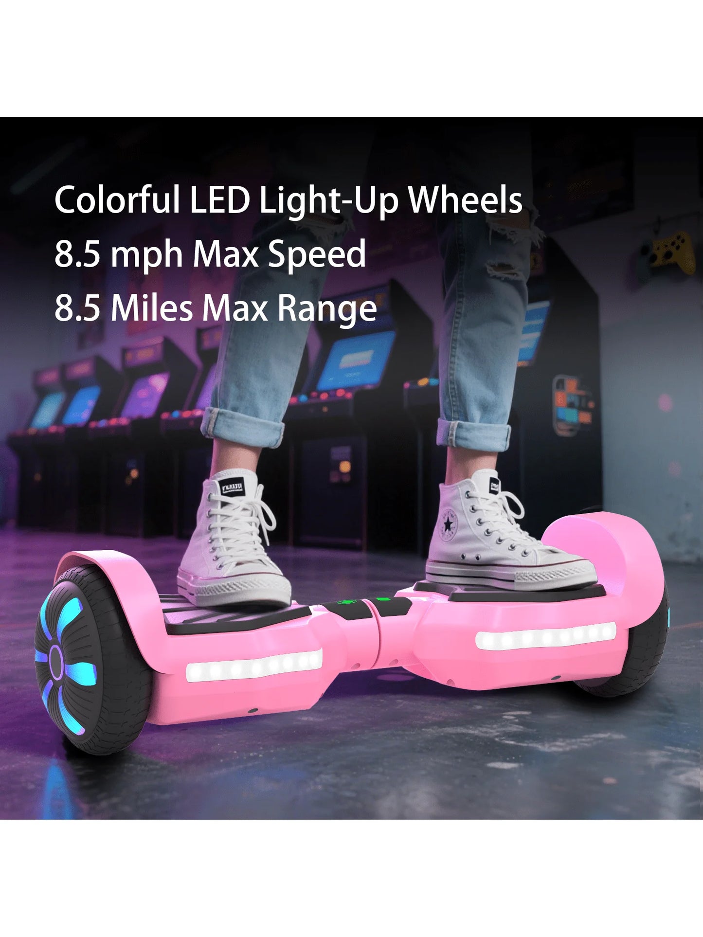 Simate K1 Hoverboard Self Balancing Scooter With Bluetooth Speaker UL2272