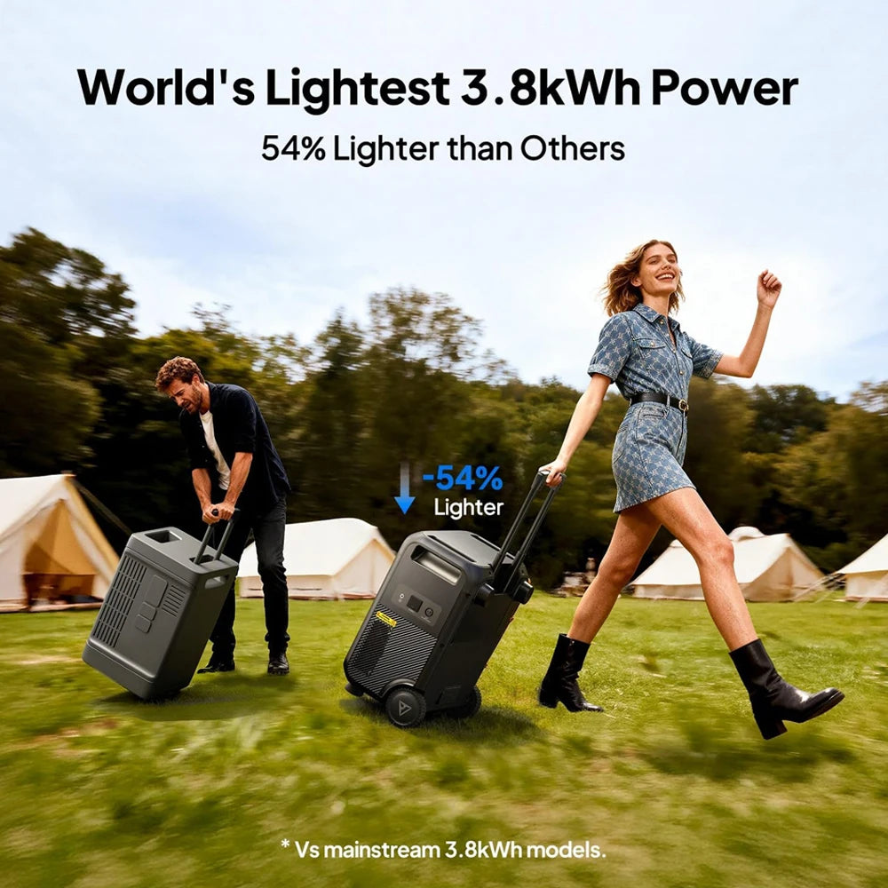 Bluetti Elite 400 Portable Power Station 3840Wh 2600W Solar Generator