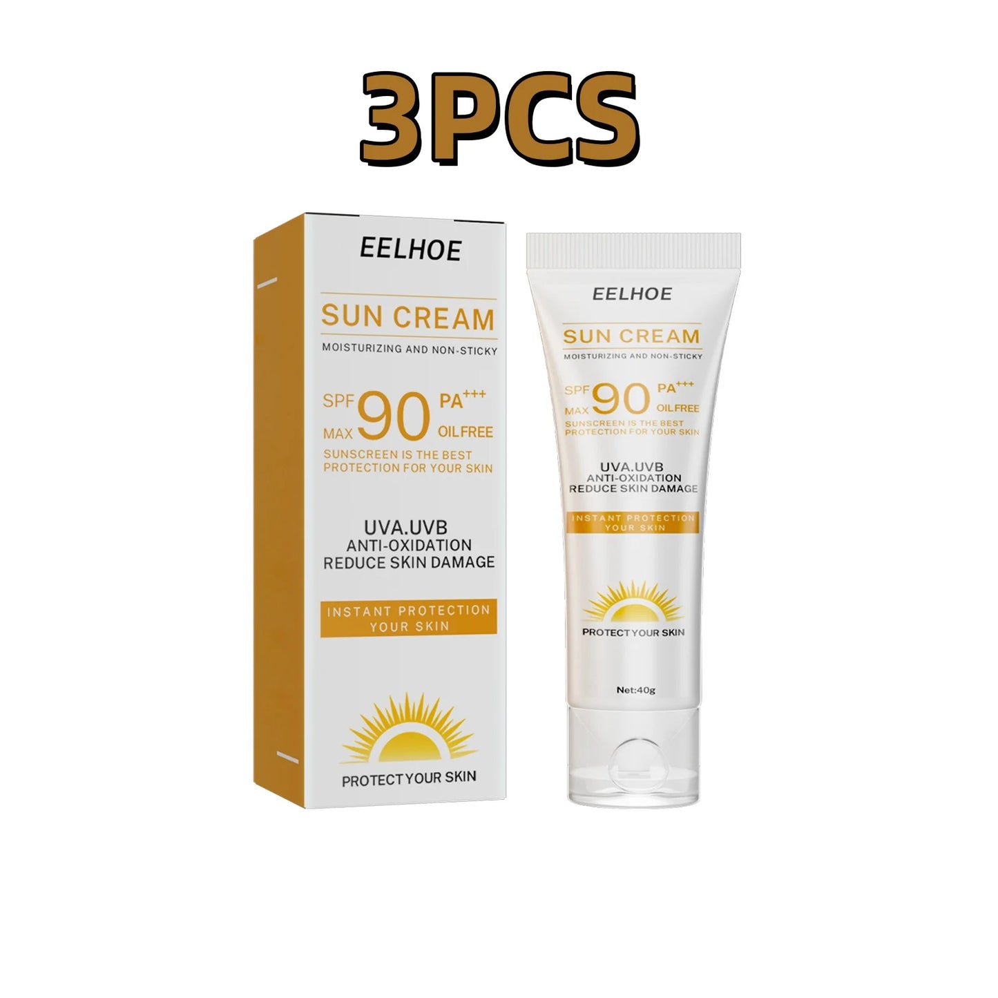 Eelhoe Isolation Protective Cream UV Defense Sunscreen Sweatproof Moisturizer