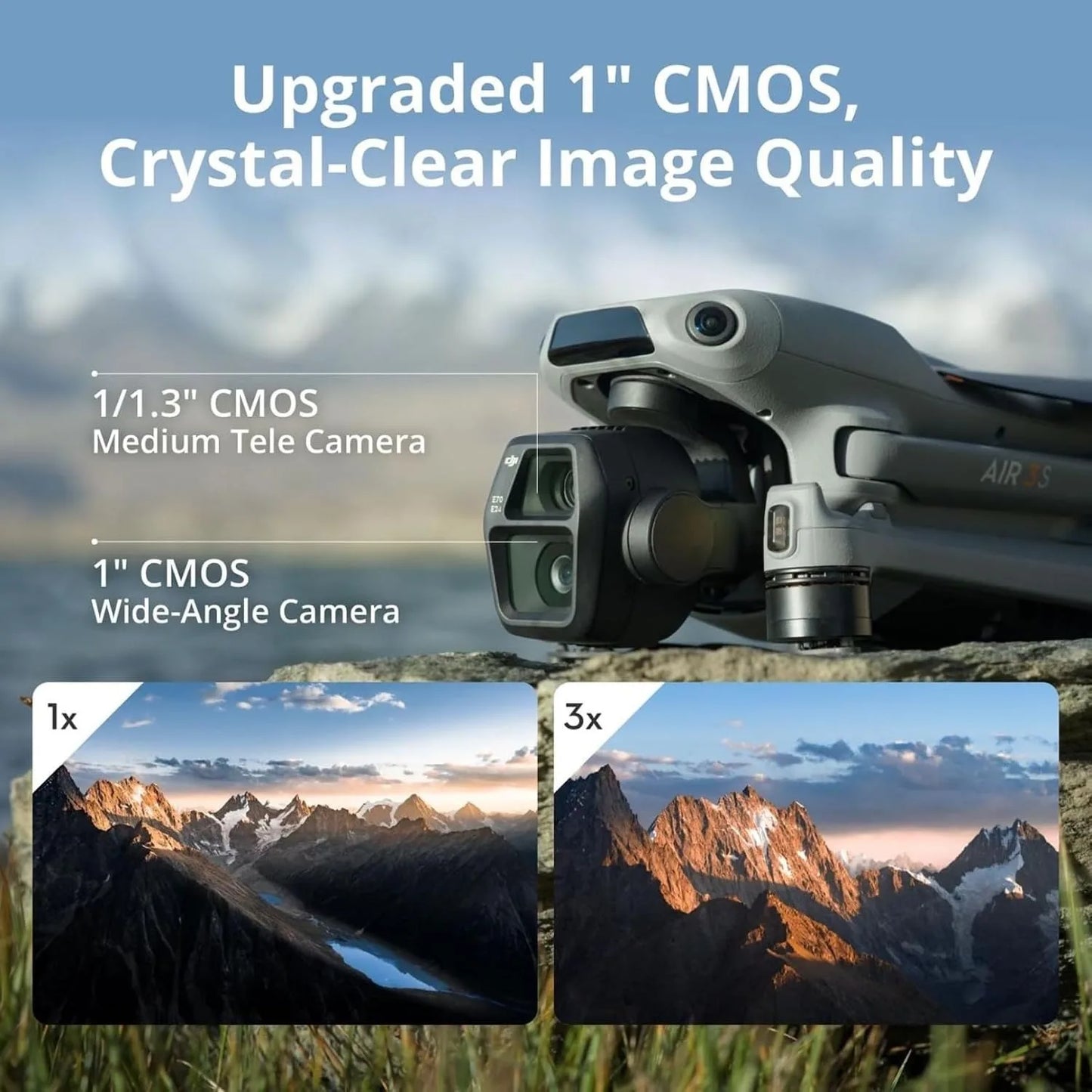 DJI Air 3S FlyMore Drone With Dual Cameras 4K 60FPS