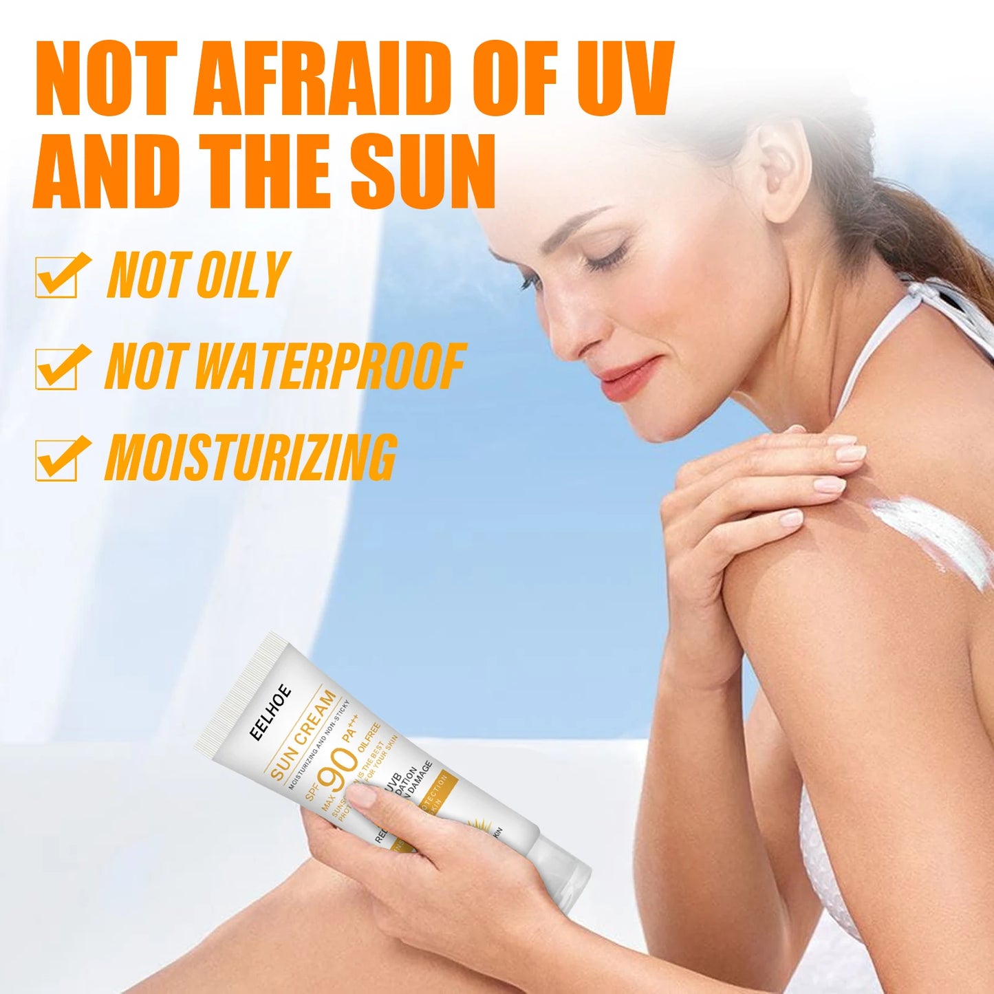 Eelhoe Isolation Protective Cream UV Defense Sunscreen Sweatproof Moisturizer
