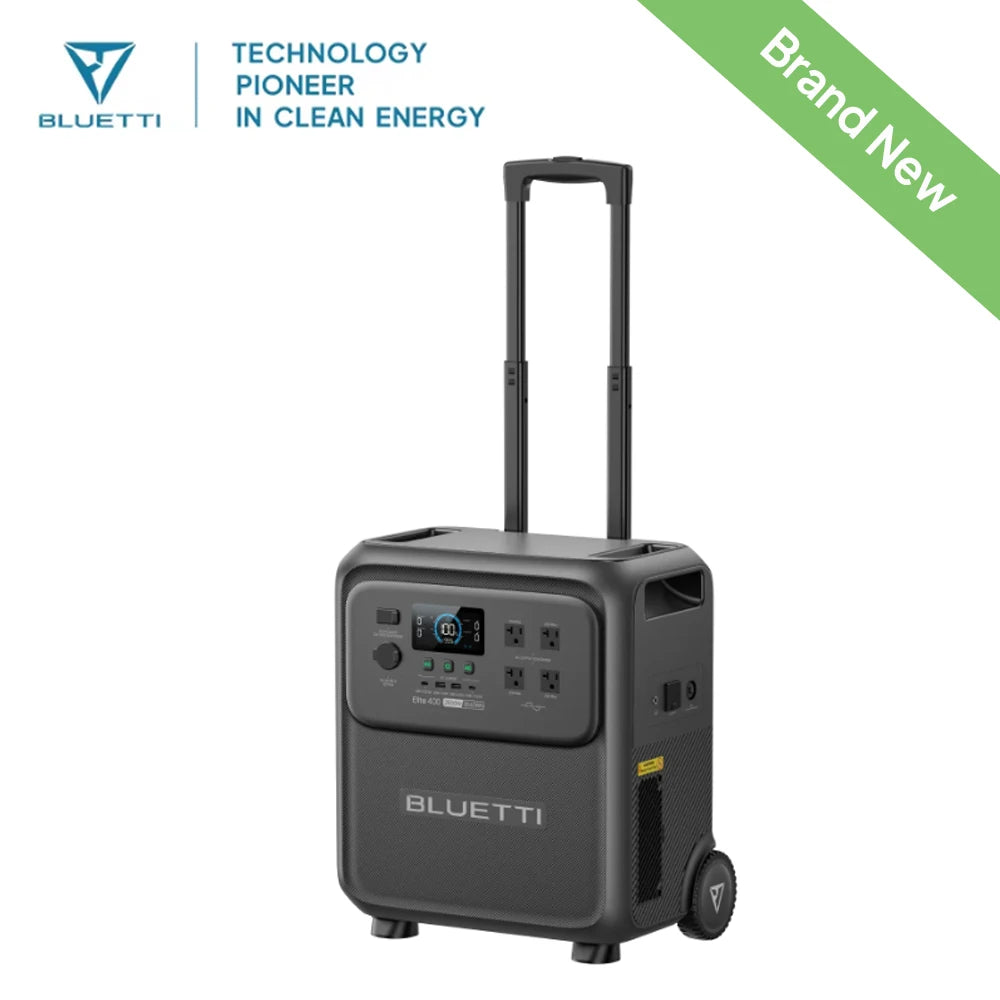 Bluetti Elite 400 Portable Power Station 3840Wh 2600W Solar Generator