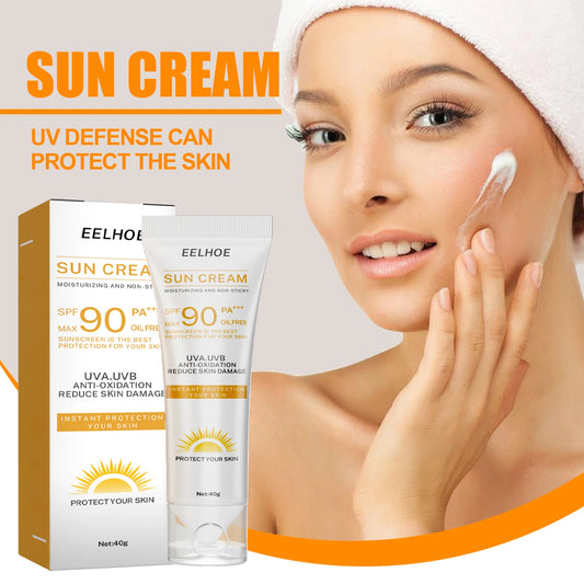 Eelhoe Isolation Protective Cream UV Defense Sunscreen Sweatproof Moisturizer