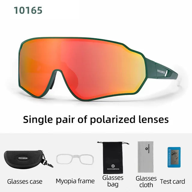 ROCKBROS Polarized Cycling Glasses UV400 Outdoor Sunglasses