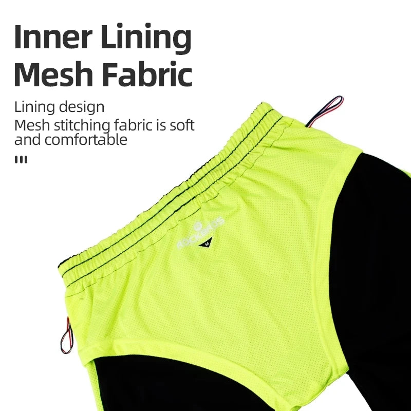 ROCKBROS Cycling Shorts Men Women Quick Dry Anti Sweat