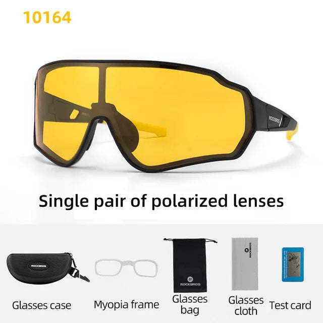 ROCKBROS Polarized Cycling Glasses UV400 Outdoor Sunglasses