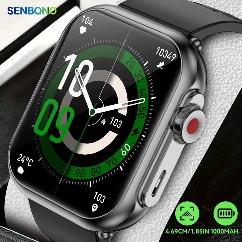 SENBONO Smart Watch IP68 Waterproof Fitness Tracker Android iOS