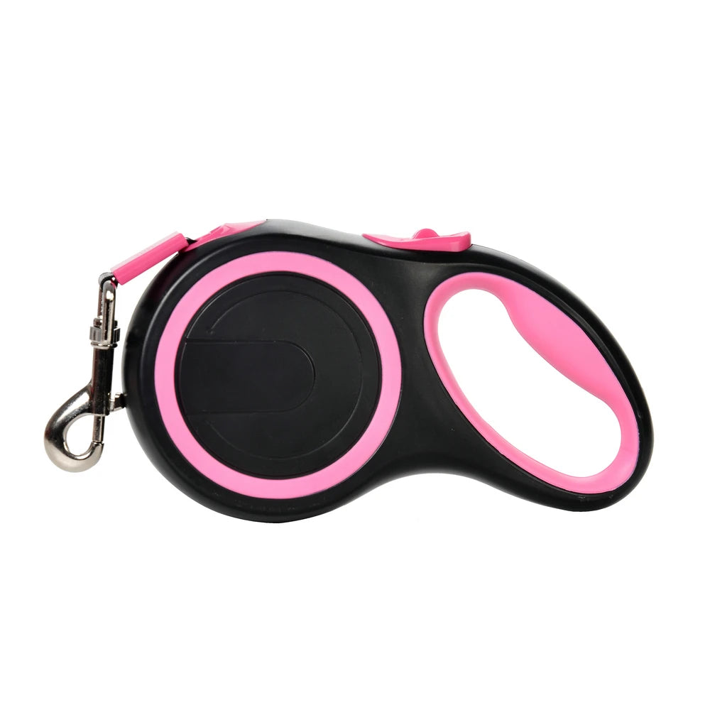 Retractable Dog Leash Nylon Quick Release 50kg For All Sizes
