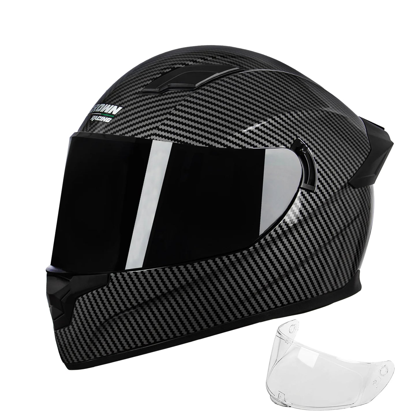 Crown Racing F700 Full Face Helmet DOT FMVSS 218 Certified