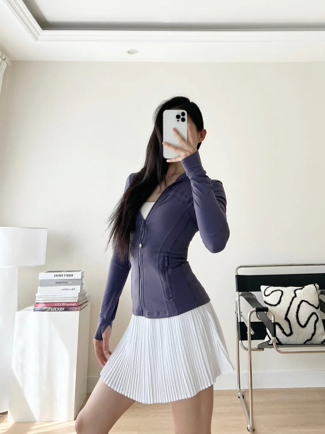 Lulu Flora Stand Collar Jacket Quick Dry Yoga Outerwear
