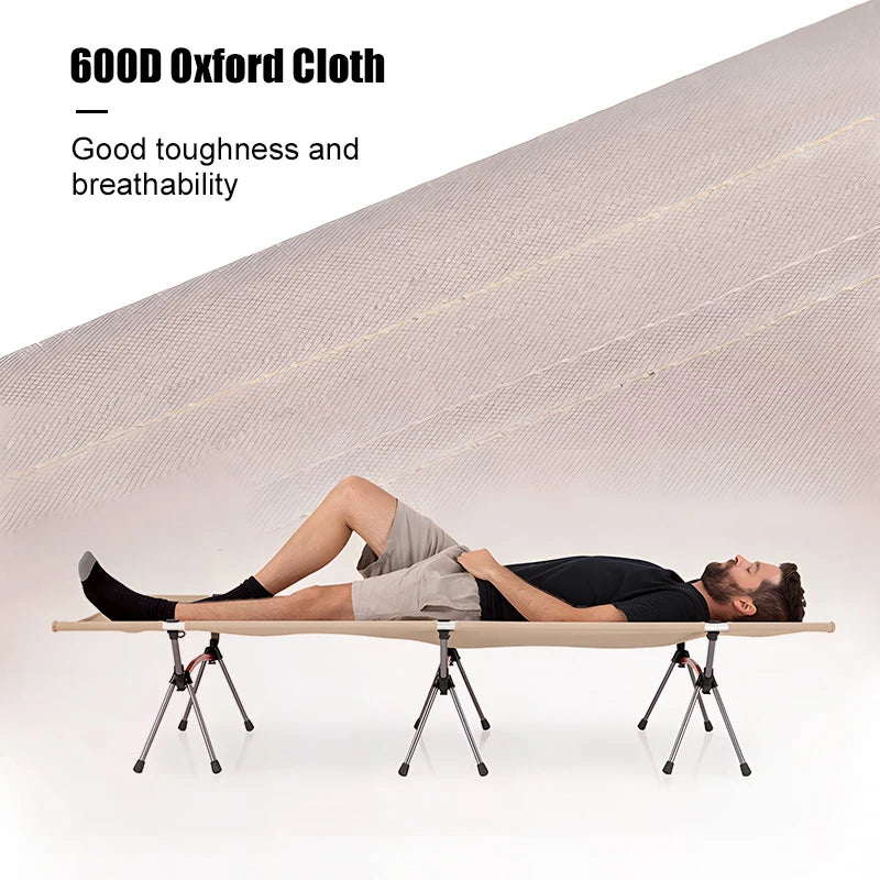 WESTTUNE UltraLight Aluminum Folding Bed for Camping and Travel