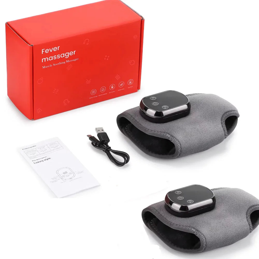 Hailicare Electric Ankle Massager With Vibration And Hot Compress