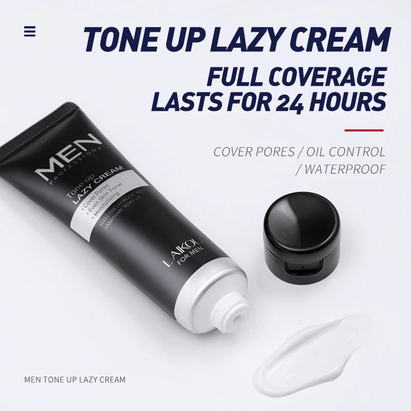 LAIKOU Men Skincare 4Piece Set Cleanser Toner Lotion