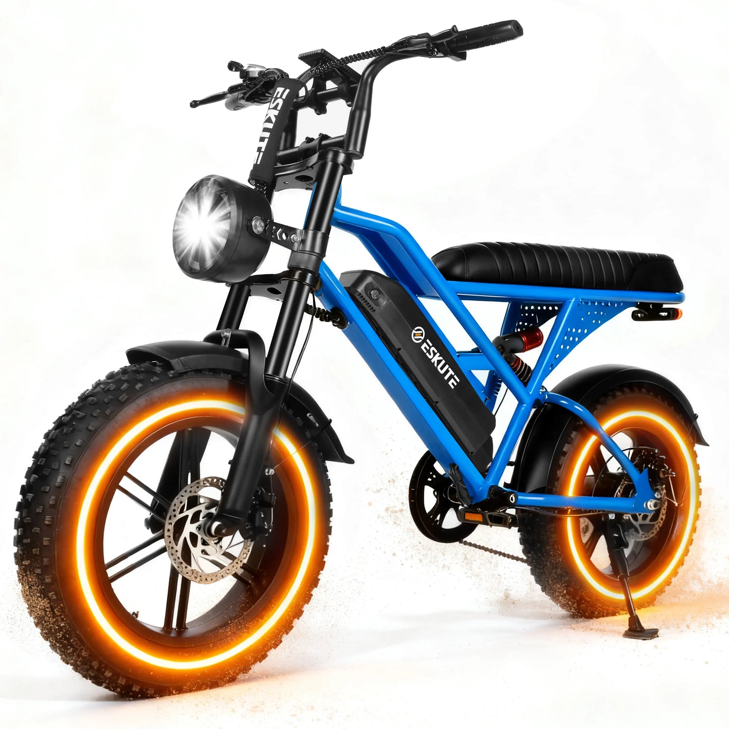 Eskute V100 Electric Bike 1500W Peak 28 MPH Dual Suspension