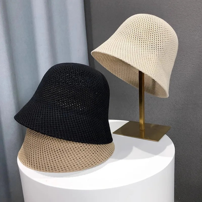 YiYueQianli Women's Summer Breathable Bucket Hat Sun Shield