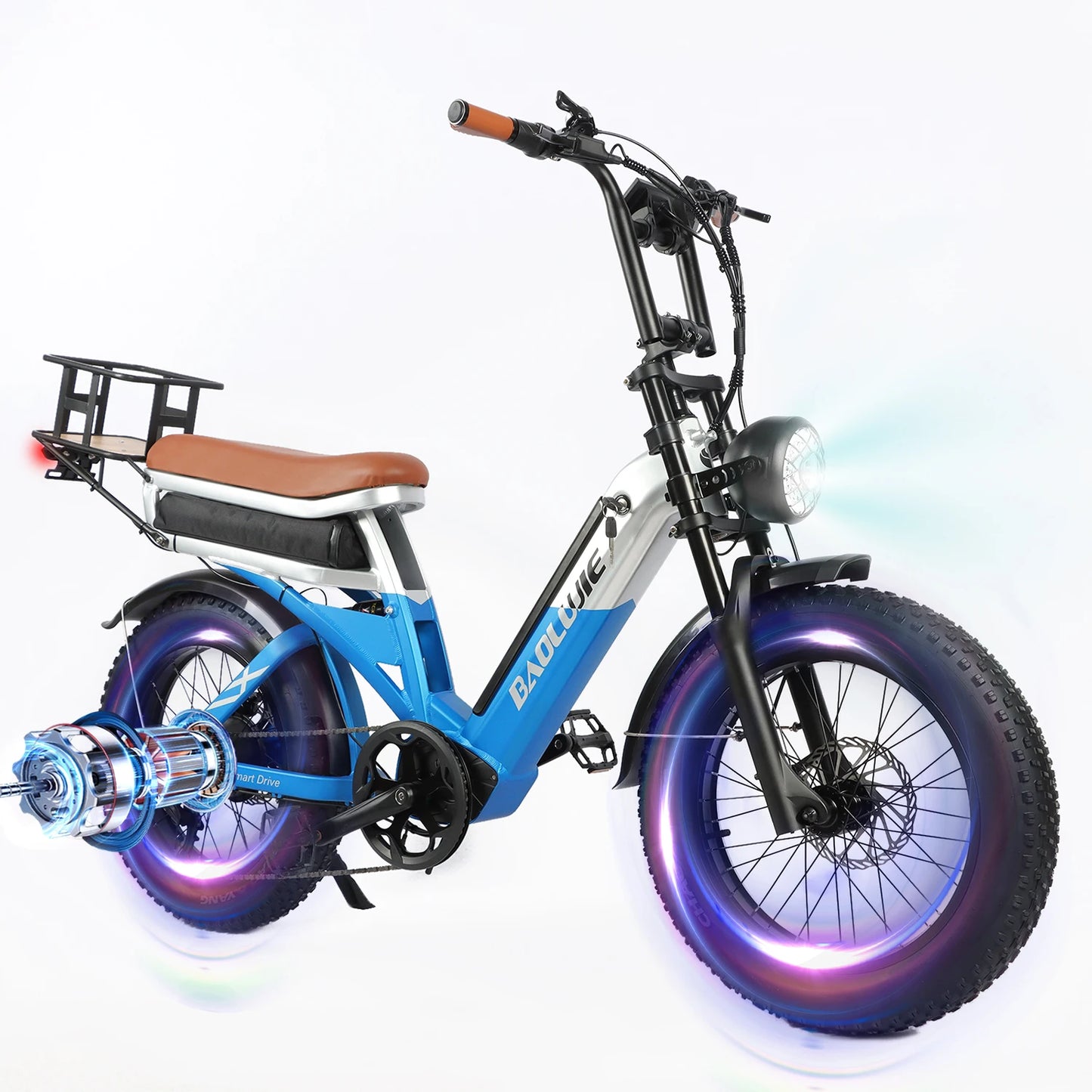 Baolujie DM01 Electric Motorcycle 2000W Ebike 60V Battery
