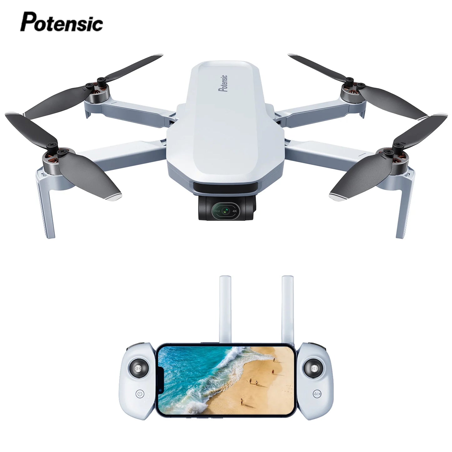 Potensic C0 4K GPS Drone With 3-Axis Gimbal Return Home