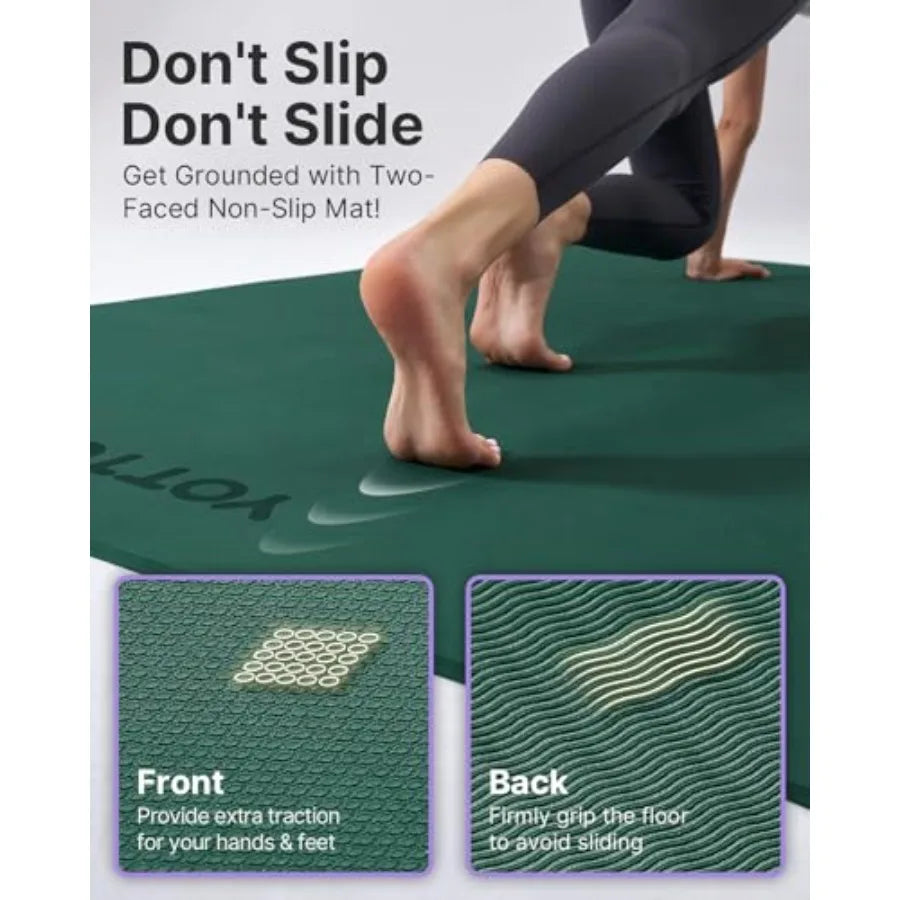 Non Slip TPE Yoga Mat For Pilates And Home Workouts