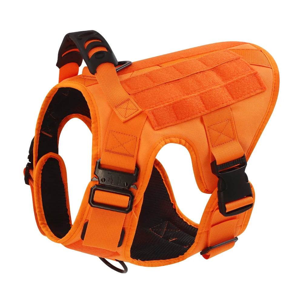 Military Camouflage Dog Harness Adjustable Vest For Large Dogs