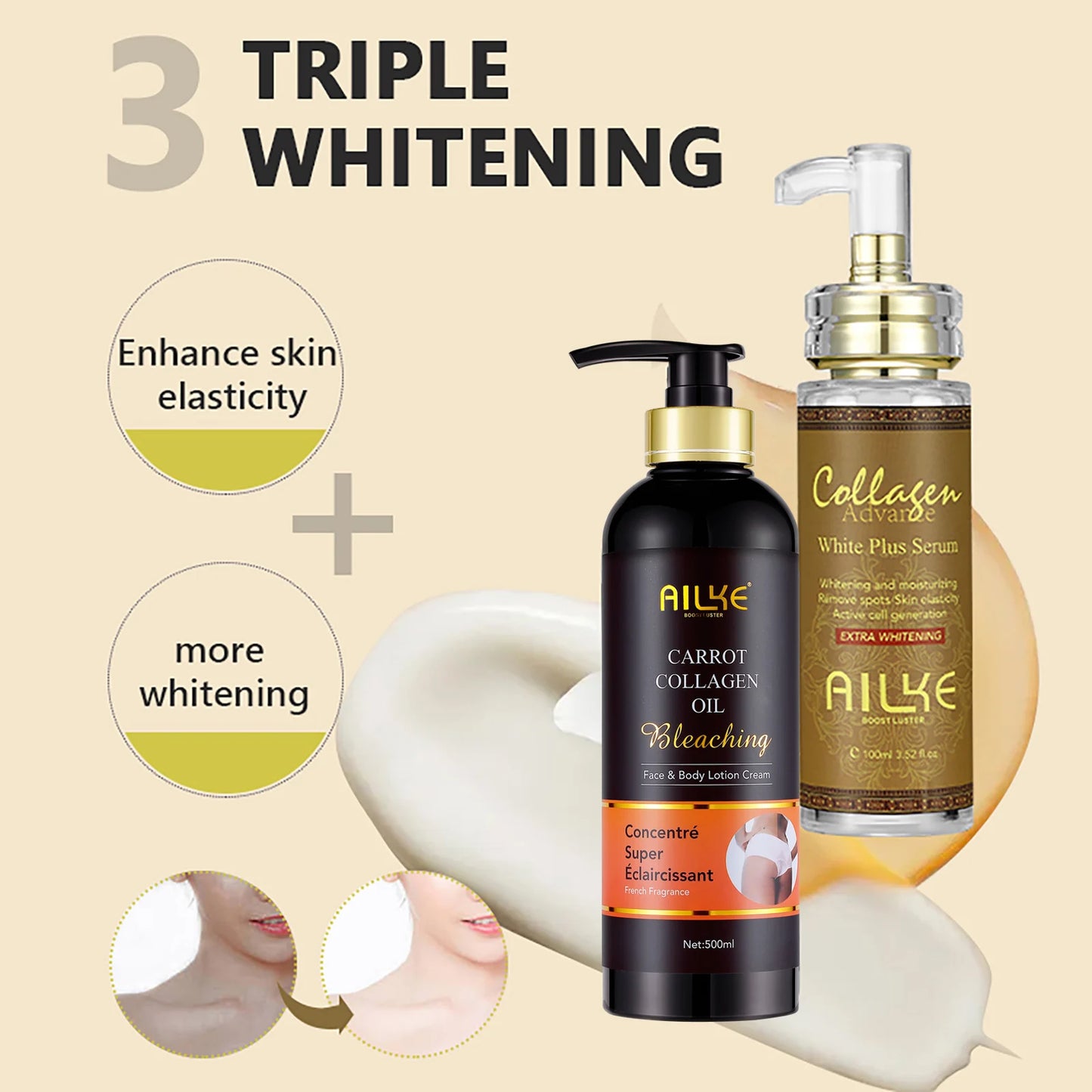 KYLIEFIT Collagen Whitening Essence For Face And Body Moisturizing