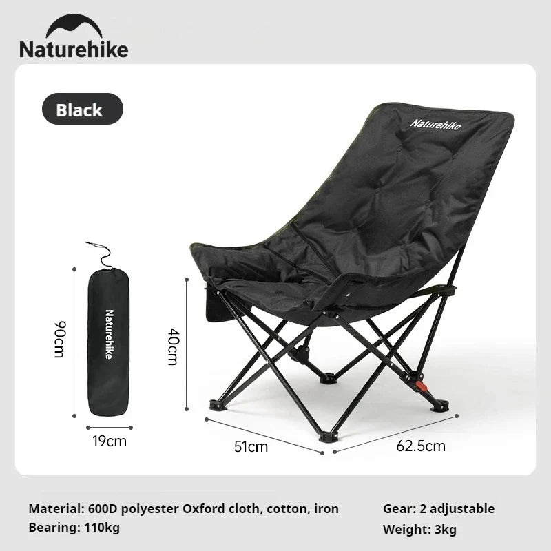 Naturehike High Back Moon Chair Folding Camping Lounger