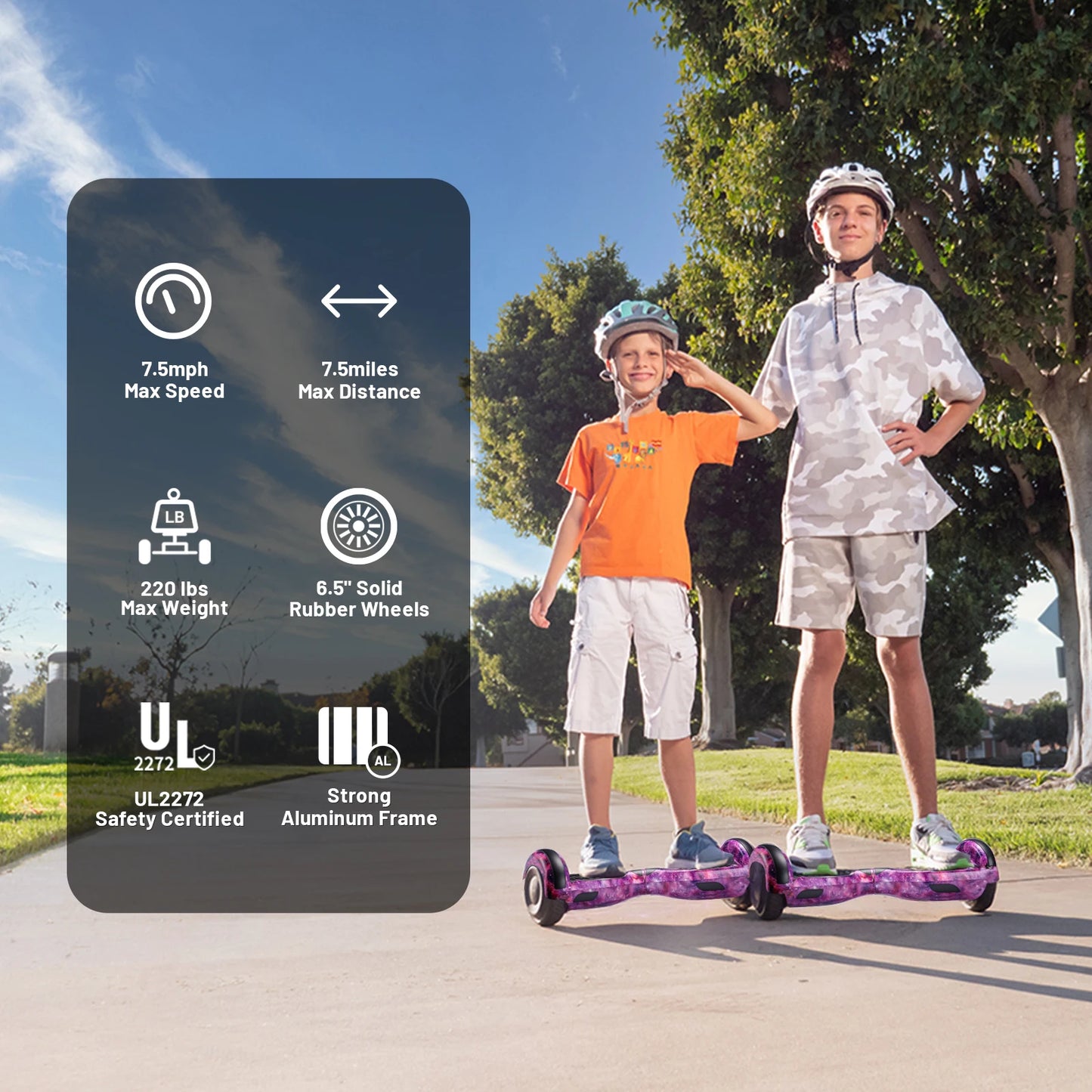 All Terrain Hoverboard P6 With Bluetooth Speakers UL2272 Certified