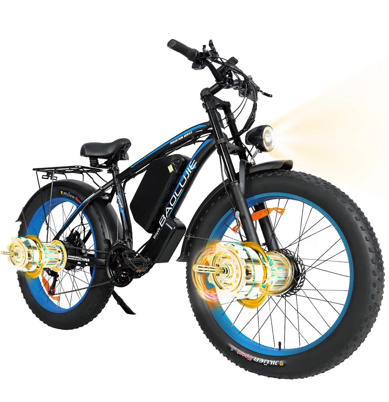Baolujie DM01 Electric Motorcycle 2000W Ebike 60V Battery