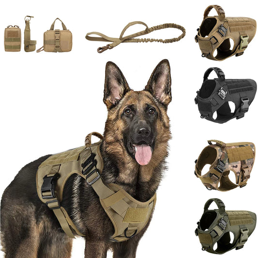 PETRAVEL Nylon Dog Vest Harness And Leash Set Padded