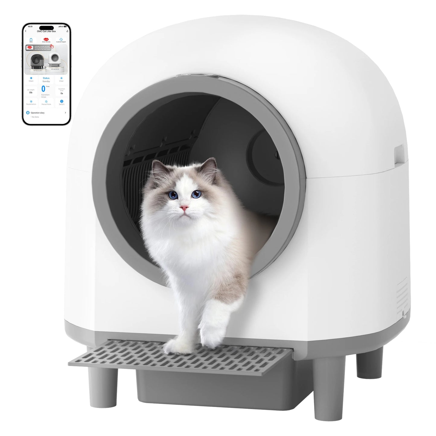 REDSASA Self Cleaning Automatic Cat Litter Box With App Control