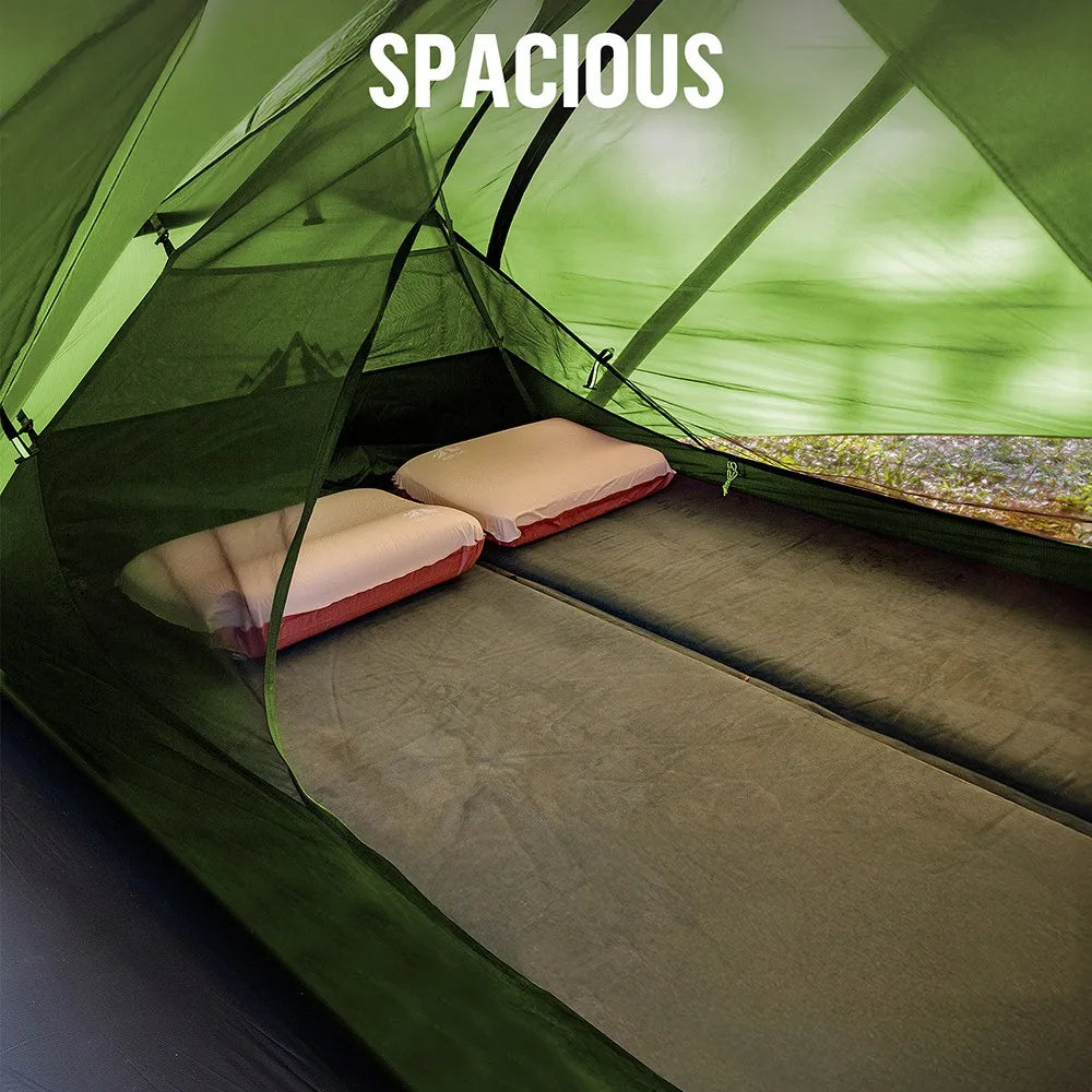 Night Cat Ultralight Backpacking Tent For Two Persons Waterproof Outdoor