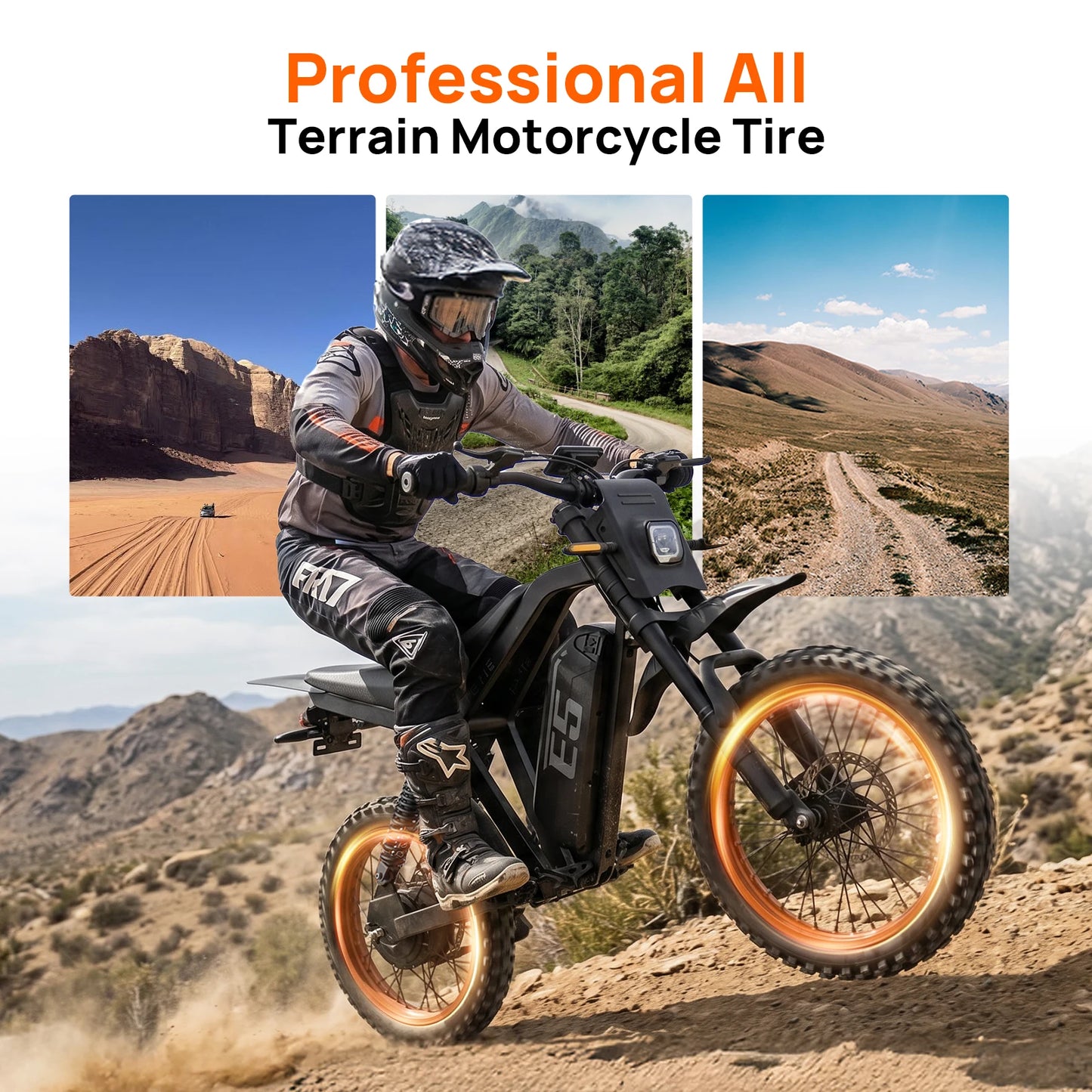 Urlife 1500W Electric Off Road Motorcycle With Removable Battery