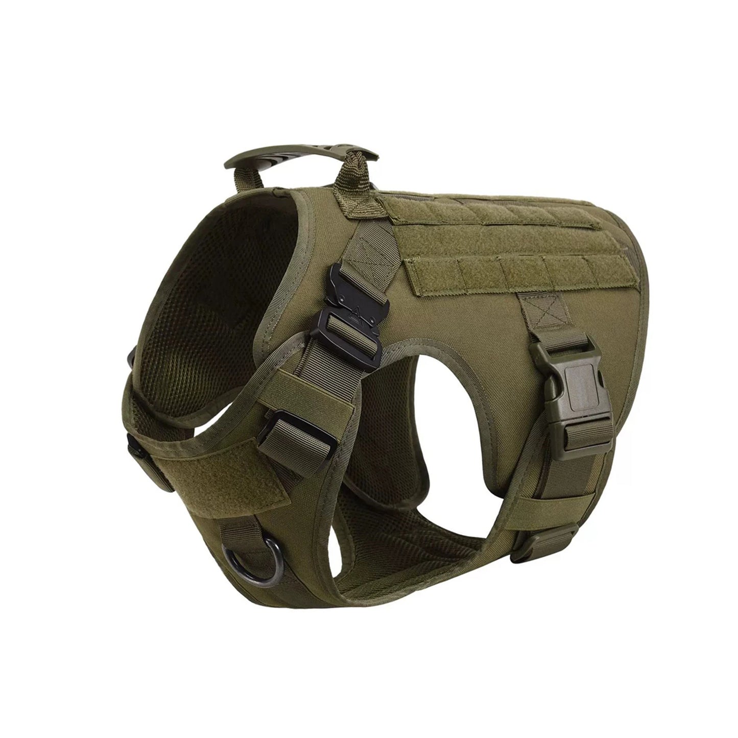PETRAVEL Tactical Dog Harness With Molle Pouches For Dogs