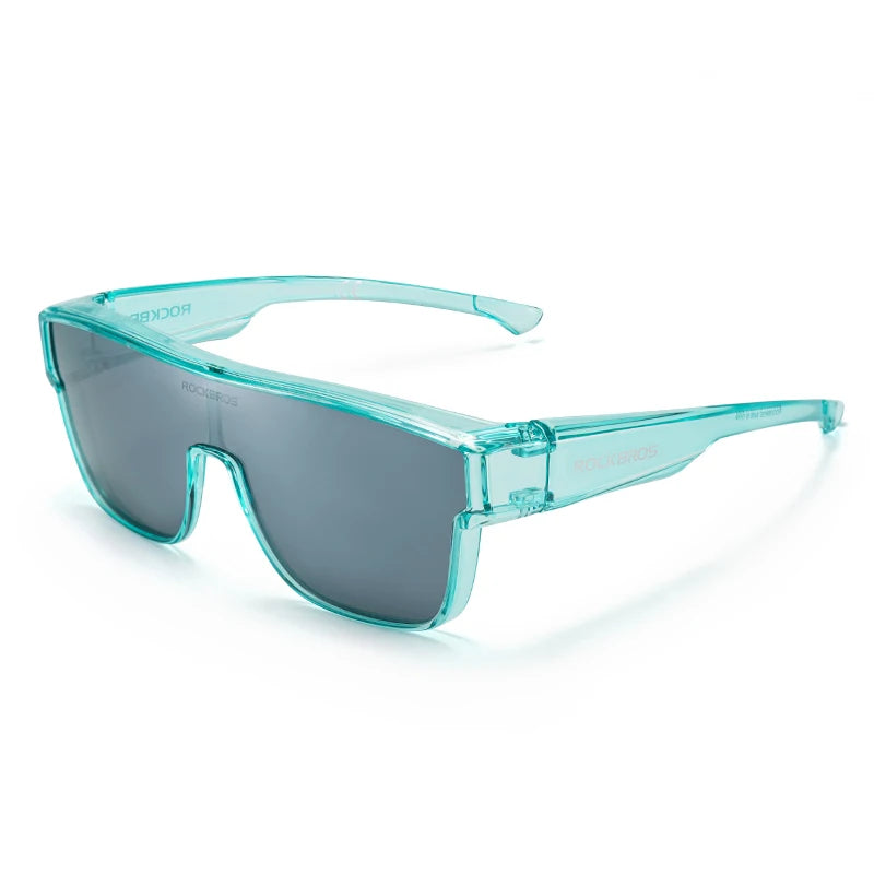 ROCKBROS Polarized Cycling Glasses UV400 Myopia Dual Wear Sunglasses
