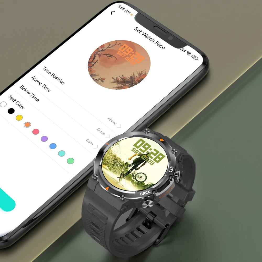 Senbono Max18 Smart Watch With AMOLED Screen And Bluetooth Call