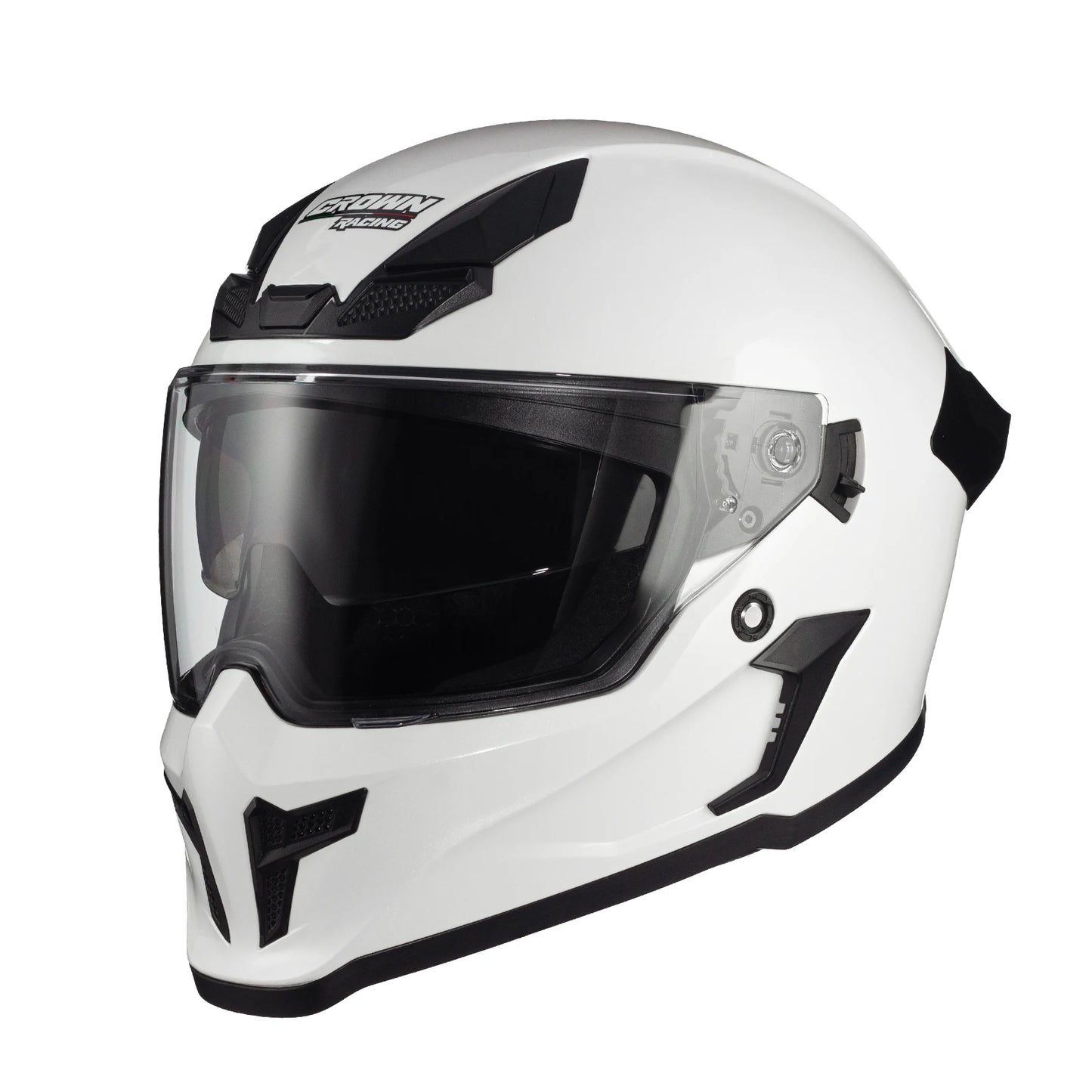 Crown Racing Model 601 Full Face DOT Helmet With Visors