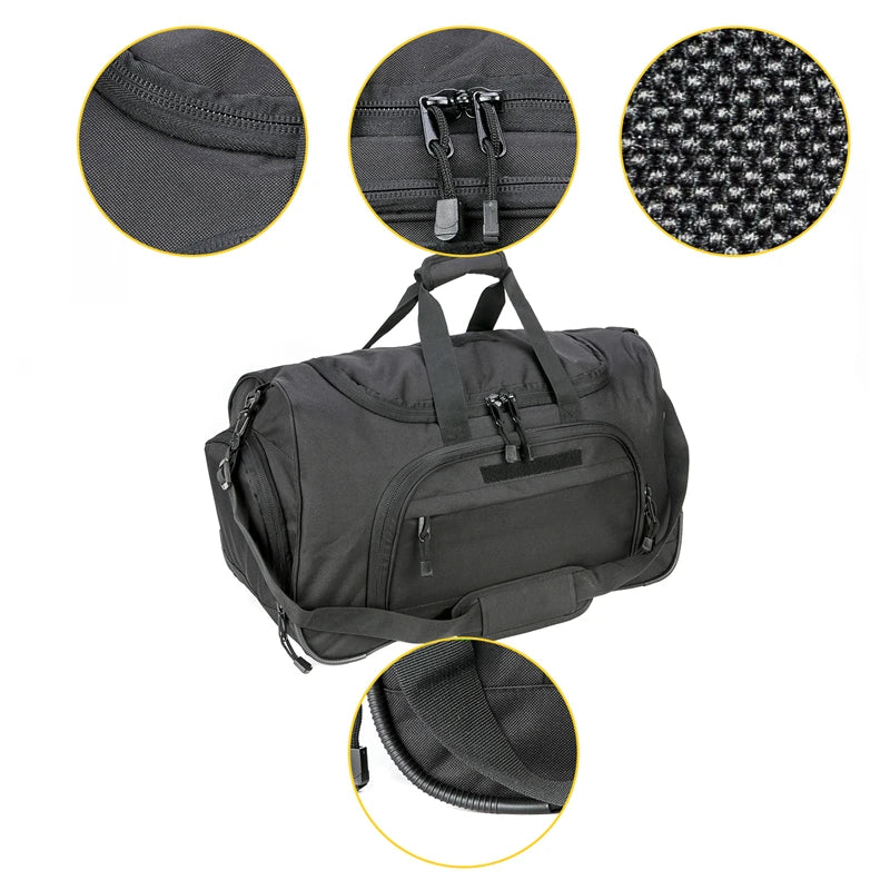 LQARMY Waterproof Gym Bag For Fitness And Travel Duffle