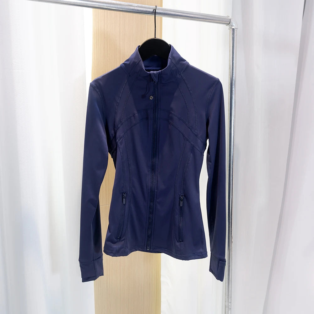 Lulu Flora Stand Collar Jacket Quick Dry Yoga Outerwear
